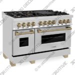 ZLINE Autograph 48 in. Range with Gas Burner - 3D Decorative