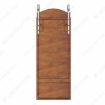 Giantex Jewelry Armoire Cabinet WallDoor Mounted with Mirror - 3D Decorative