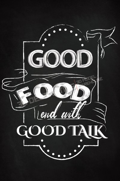 Good Food End With Good Talk