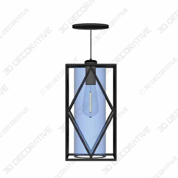 HMVPL Adjustable Pendant Light - 3D Decorative