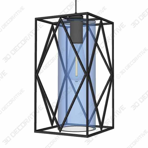 HMVPL Adjustable Pendant Light - 3D Decorative