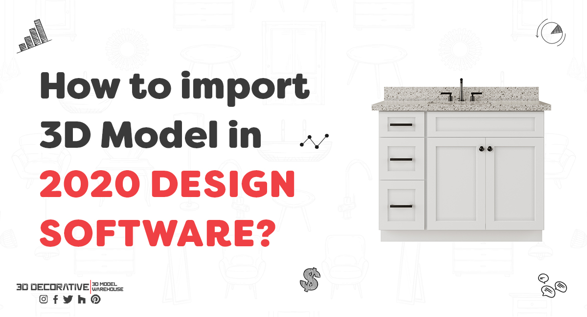 How to Import 3D Models in 2020 Design Software - 3D Decorative