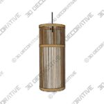 Bamboo Table Lamp | Rattan Tabletop Lamp