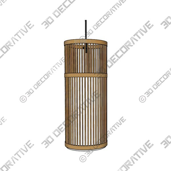 Bamboo Table Lamp | Rattan Tabletop Lamp