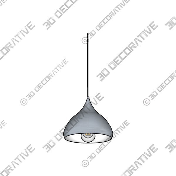 Trade Winds Lighting TW90080-BN Patricia Plug-In Pendant Light in Satin Nickel - 3D Decorative