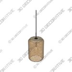 VANSHA-Unique handmade Woven Hanging Pendant Light, Natural/Bamboo Pendant Light for Home restaurants and offices.(Size: 11″ * 8″ )