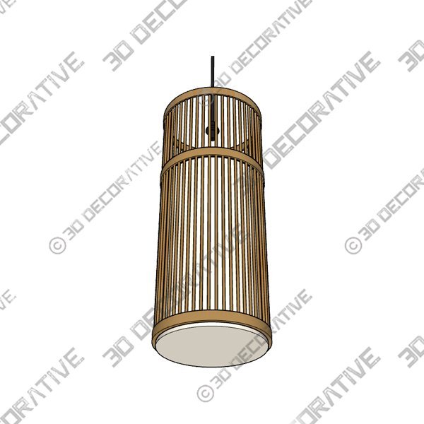 Bamboo Table Lamp | Rattan Tabletop Lamp