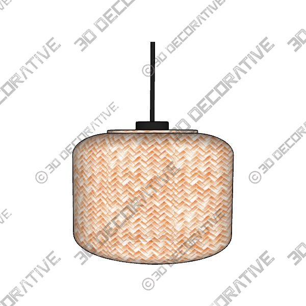 Eureka regular – Unique handmade Woven Hanging Pendant Light, Natural/Bamboo Pendant Light