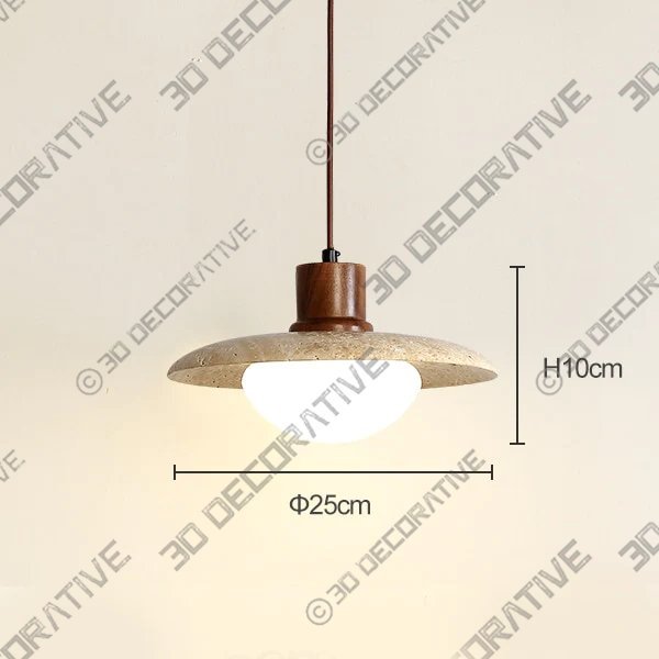 TRAVERTINE WABI LIGHTS 7 - 3D Decorative