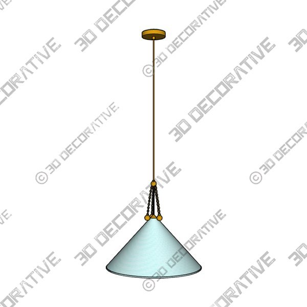 1 Light Pendant - 3D Decorative