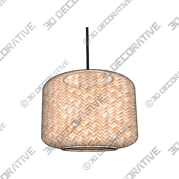 Eureka regular – Unique handmade Woven Hanging Pendant Light, Natural/Bamboo Pendant Light