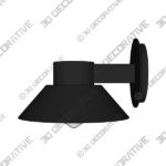 Erikson Single Light Bell Outdoor LED Wall Light - 3D Decorative