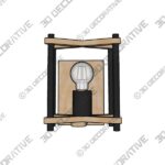 Quorum Tempo 1-light Wall Mount Light Fixture Aged Brass