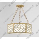 Lancashire Semi Flush Mount - 3D Decorative