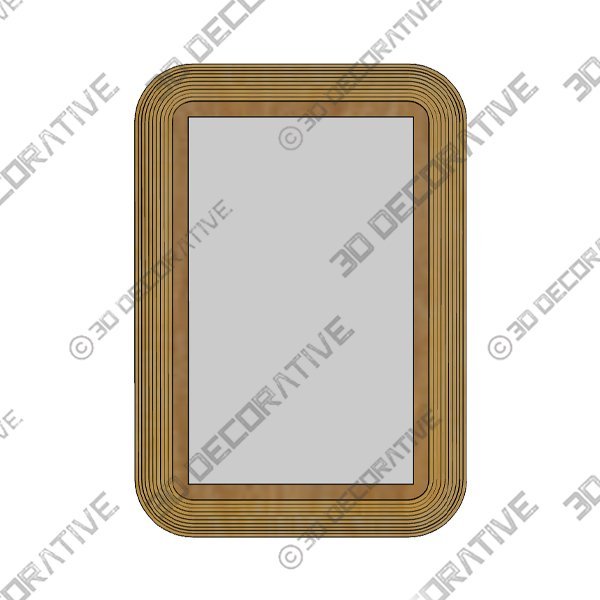 Aubrielle Wall Mirror - 3D Decorative