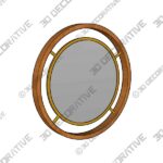 Zuo Starbird Gold 23 1/2" Round Decorative Wall Mirror - 3D Decorative