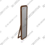 Klossett Rectangle Wood Mirror - 3D Decorative