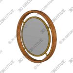 Zuo Starbird Gold 23 1/2" Round Decorative Wall Mirror - 3D Decorative