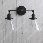 Permo Vintage Industrial Antique 2-Light - 3D Decorative