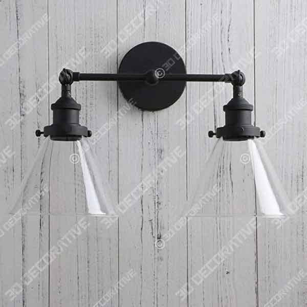 Permo Vintage Industrial Antique 2-Light - 3D Decorative