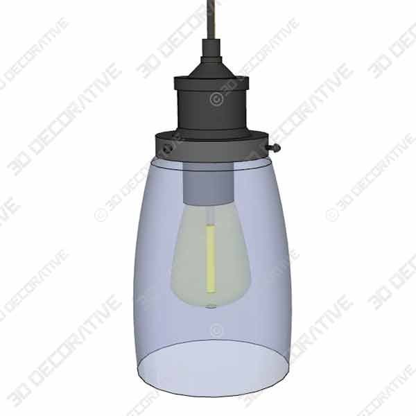 Pathson Retro Pendant Light - 3D Decorative