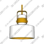 Courtney 10″ Wide Soft Gold Matte White Mini Pendant Light - 3D Decorative