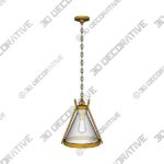 Flaxville 1 - Light Pendant - 3D Decorative