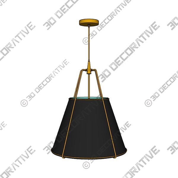 Conical Drum Pendant - 3D Decorative