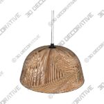 Norb 1 - Light Natural Single Pendant - 3D Decorative