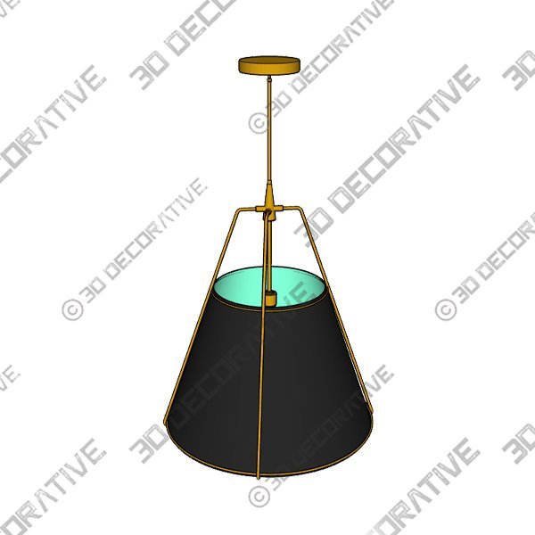 Conical Drum Pendant - 3D Decorative