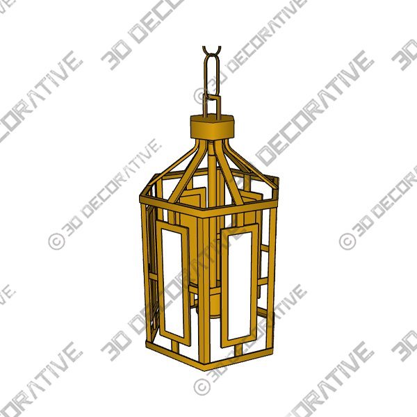 Crystorama Hillcrest 3 - Light Pendant - 3D Decorative 3-2-4