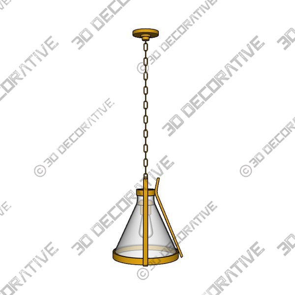 Flaxville 1 - Light Pendant - 3D Decorative