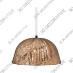 Norb 1 - Light Natural Single Pendant - 3D Decorative