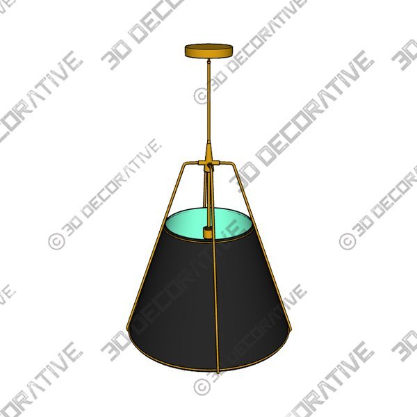 Conical Drum Pendant - 3D Decorative