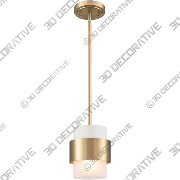 DEYNITE Modern Home Pendant Light Fixtures Hanging Light for Kitchen Island - 3D Decorative