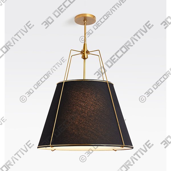 Conical Drum Pendant - 3D Decorative