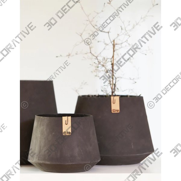 BLACK TOKYO PAPER PLANTER - 3D Decorative