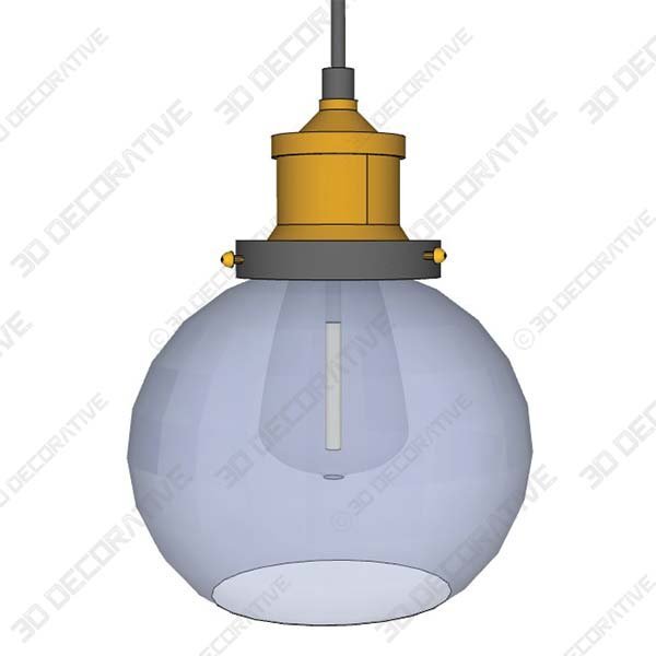 Primo Industrial Kitchen Pendant Lighting - 3D Decorative
