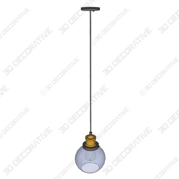 Primo Industrial Kitchen Pendant Lighting - 3D Decorative