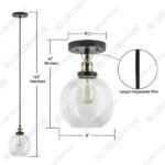 Primo Industrial Kitchen Pendant Lighting - 3D Decorative