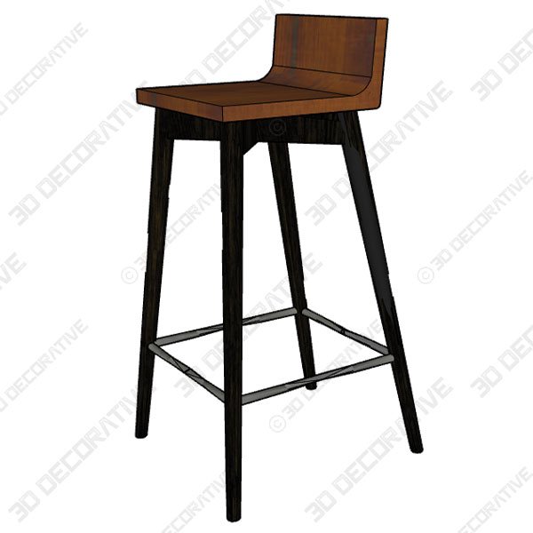 Reagan 24 Counter Stool by Kosas Home - 3D Decorative