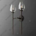 TULIP DOUBLE SCONCE - 3D Decorative