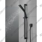 H2Okinetic® 5-Setting Shower Head In Matte Black