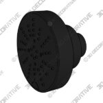 H2Okinetic® 5-Setting Shower Head In Matte Black