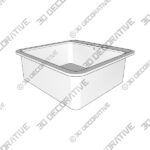 Mayfield 25" L x 22" W x 8.75" D Top-Mount Single-Bowl Kitchen Sink - 3D Decorative