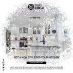 Modern Social Media Post Template for Interior Designer