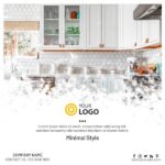 Modern Social Media Post Template for Interior Designer