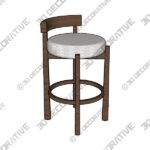 Cade Bar & Counter Stool - 3D Decorative