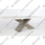 Durant 84" Dining Table - 3D Decorative