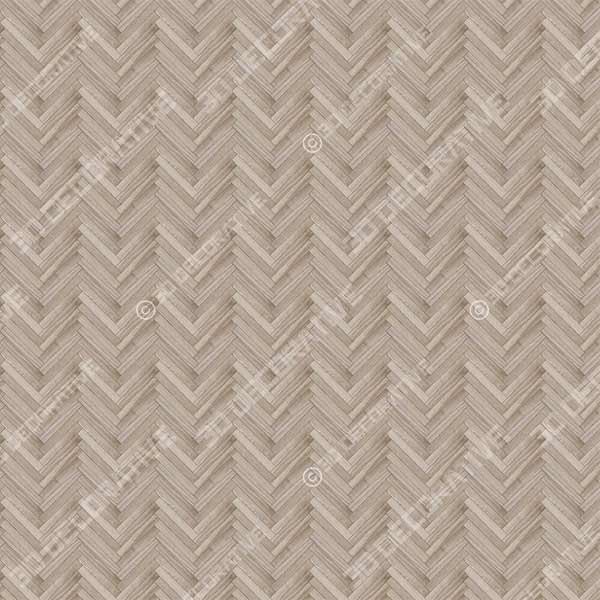 Herringbone Brown Wood - 3D Decorative